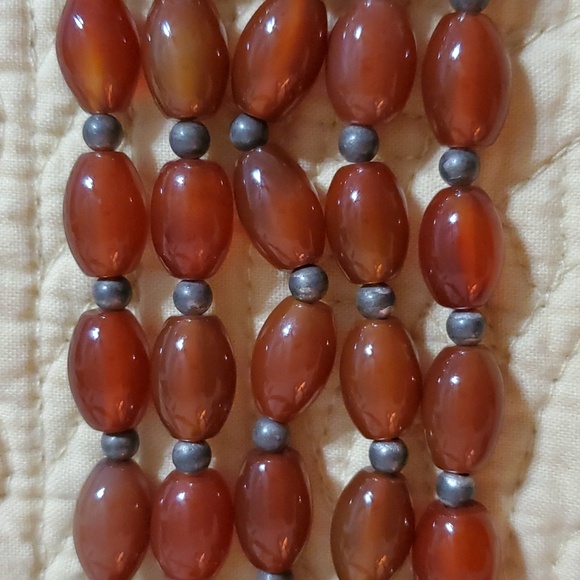 Vintage 5 Strand Bead Bracelet - Picture 2 of 5